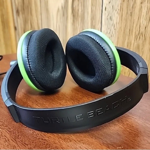 Turtle Beach Ear Force XL1 Gaming Headset Xbox360 Black & Green Amplified - Picture 4 of 8
